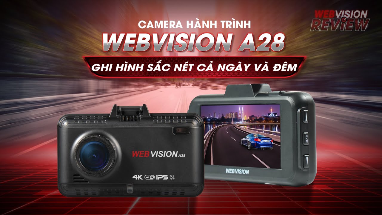 Bán Camera Hành Trình Webvision A28 Ghi Hình 4K