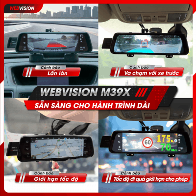 Lắp đặt Camera hành trình Webvision M39X Voice Chính hãng