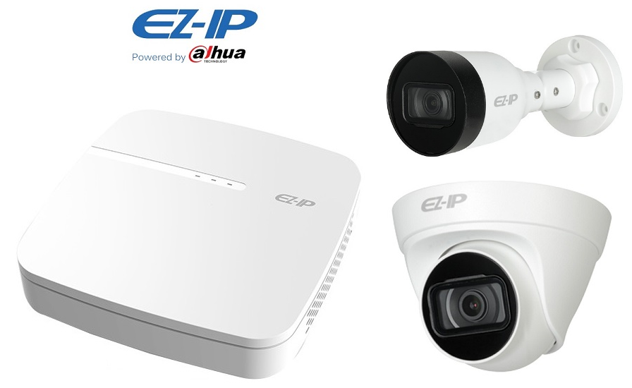 Bán BỘ 2 camera IP 2.0MP EZ-IP (TRONG NHÀ HOẶC NGOÀI TRỜI) giá rẻ