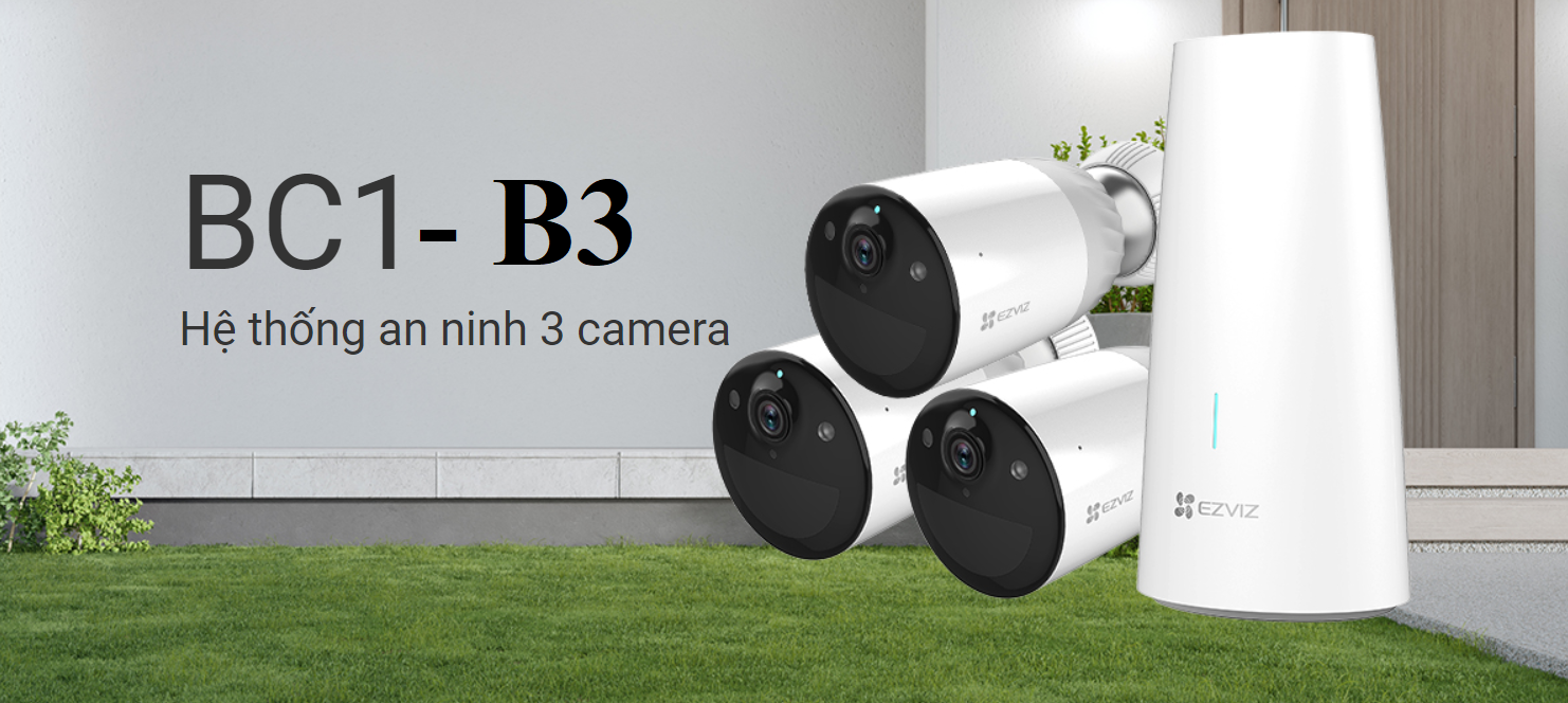 Bộ 3 Camera Ezviz BC1C-B3