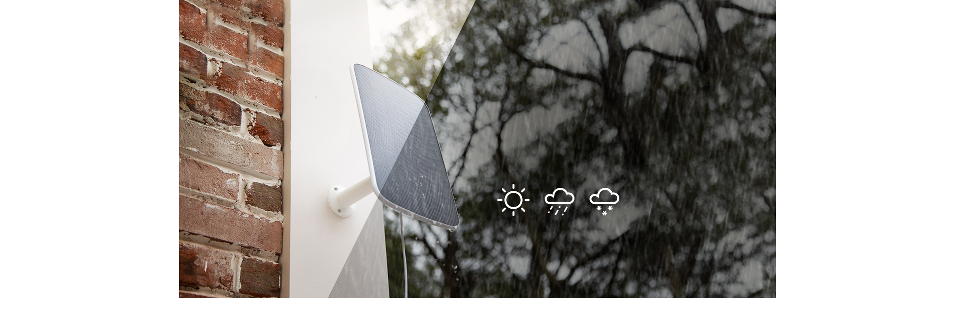 Tấm pin Ezviz năng lượng mặt trời chống nước mưa