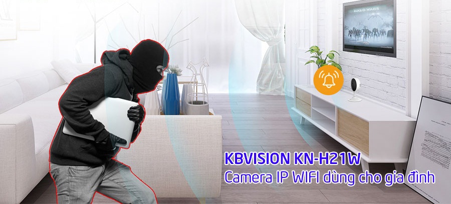 CAMERA IP WIFI 2.0MP KBONE KN-H21W chính hàng giá rẻ