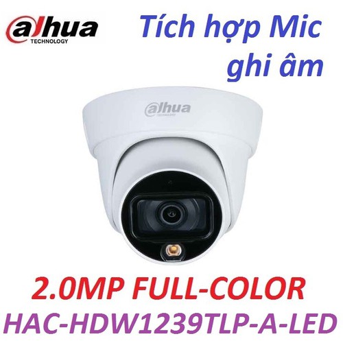 Địa chỉ bán CAMERA HDCVI 2MP FULL COLOR DAHUA HAC-HDW1239TLP-A-LED giá rẻ