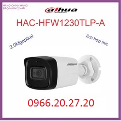 Phân phối CAMERA HDCVI STARLIGHT 2MP DAHUA HAC-HFW1230TLP-A