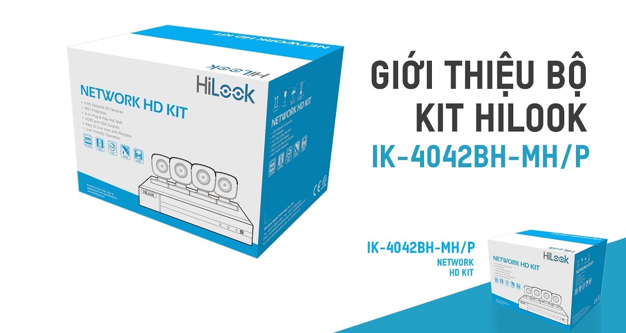 Bán Bộ Kit 4 Camera IP Hilook IK-4042BH-MH/P giá rẻ