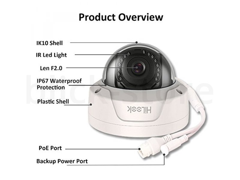 Bán Camera IP Dome 4MP HiLook IPC-D140H giá rẻ
