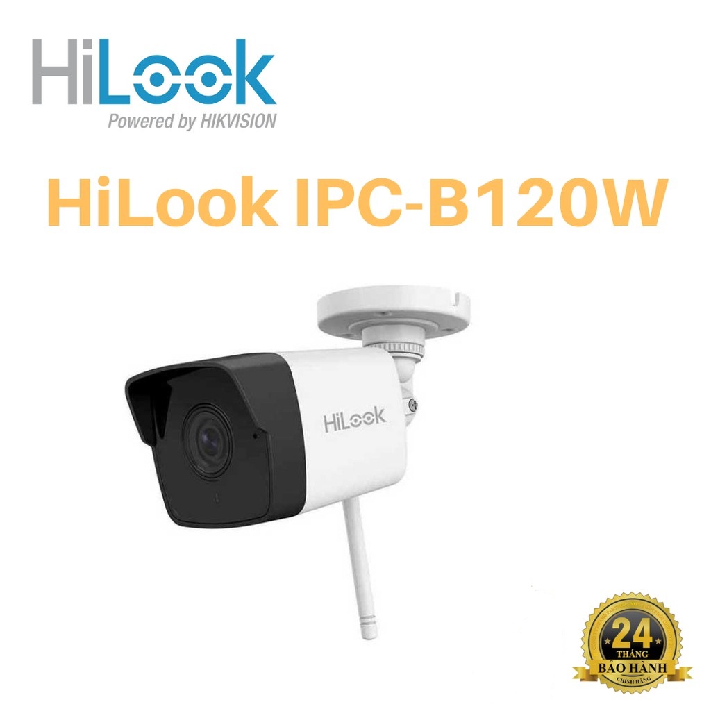 Bán Camera IP Wifi thân trụ hồng ngoại 2MP HiLook IPC-B120W