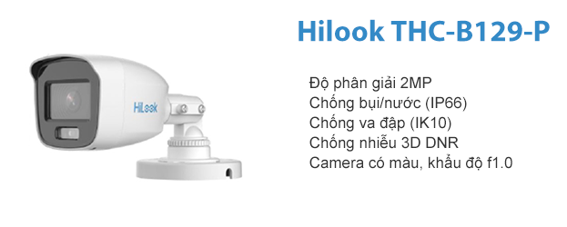 Bán Camera HDTVI 2MP Hilook THC-B129-P giá rẻ