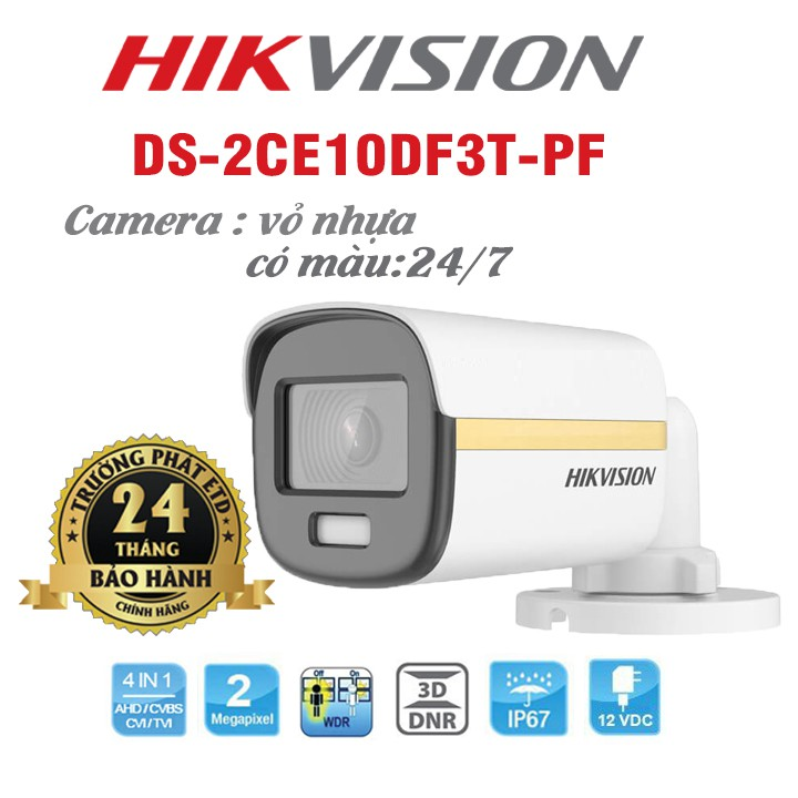 phân phối CAMERA HDTVI HIKVISION DS-2CE10DF3T-PF