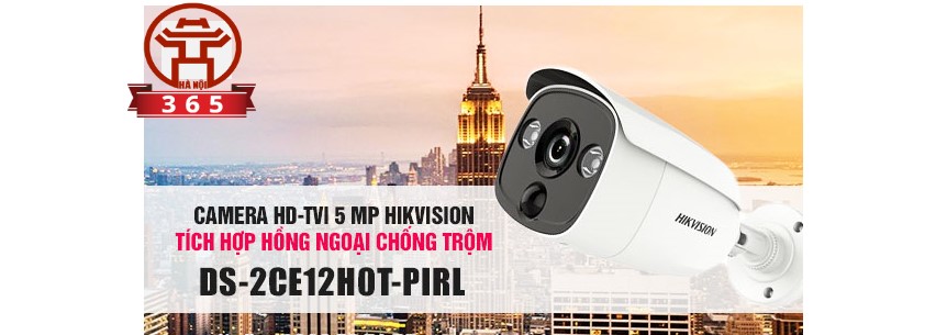 Phân phối Camera HDTVI Hikvision DS-2CE12H0T-PIRL giá rẻ