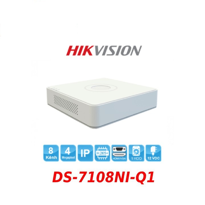 lắp đặt Đầu ghi hình IP HIKVISION DS-7108NI-Q1