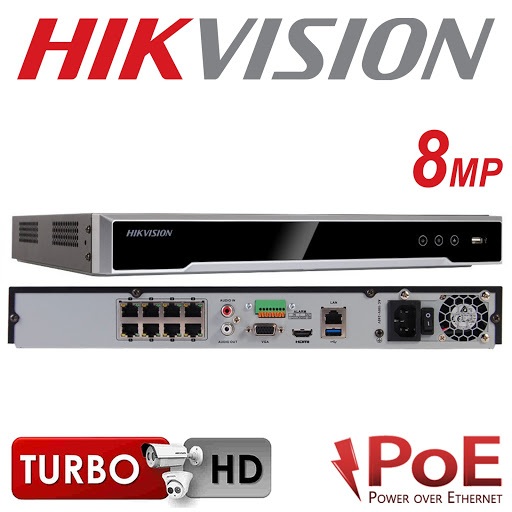 lắp đặt Đầu ghi hình IP HIKVISION DS-7608NI-K2/8P