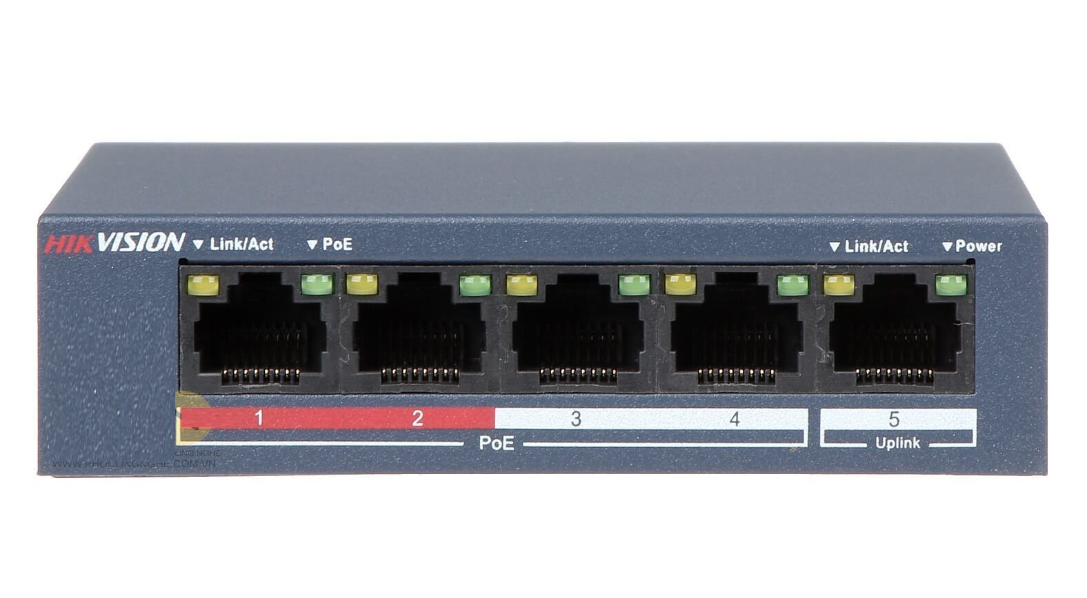 Đại lý phân phối Switch POE 4P HIKVISION DS-3E0105P-E/M(B) chính hãng