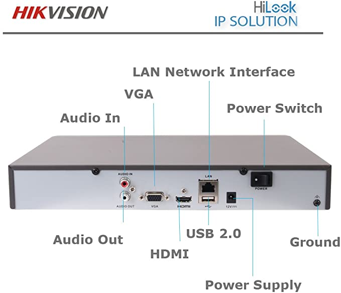 Lắp đặt Đầu ghi hình IP 16 kênh Hilook NVR-116MH-C
