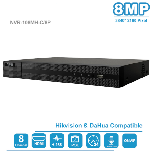 Lắp đặt Đầu ghi hình IP 8 kênh Hilook NVR-108MH-C/8P(B)