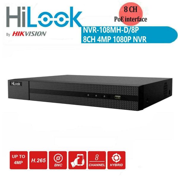 Lắp đặt Đầu ghi hình camera IP 8 kênh Hilook NVR-108MH-D/8P