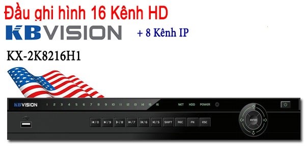 Bán Đầu ghi 16 kênh 5in1 KBVISION KX-2K8216H1