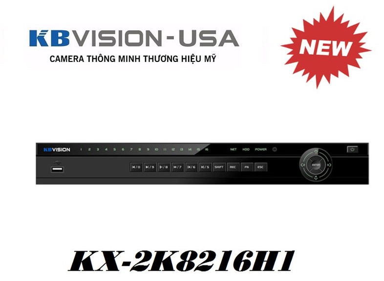 Lắp đặt Đầu ghi hình 16 kênh KBVISION KX-KX-2K8216H1 