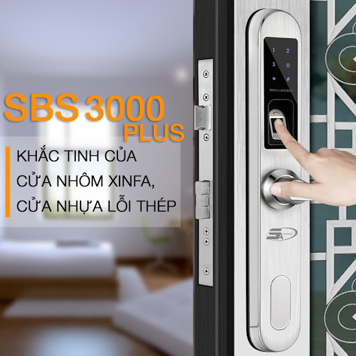 Khoá cửa vân tay 5ASYSTEMS 5A SBS3000 Plus - Được Phân Phối Tại Hà Nội 365