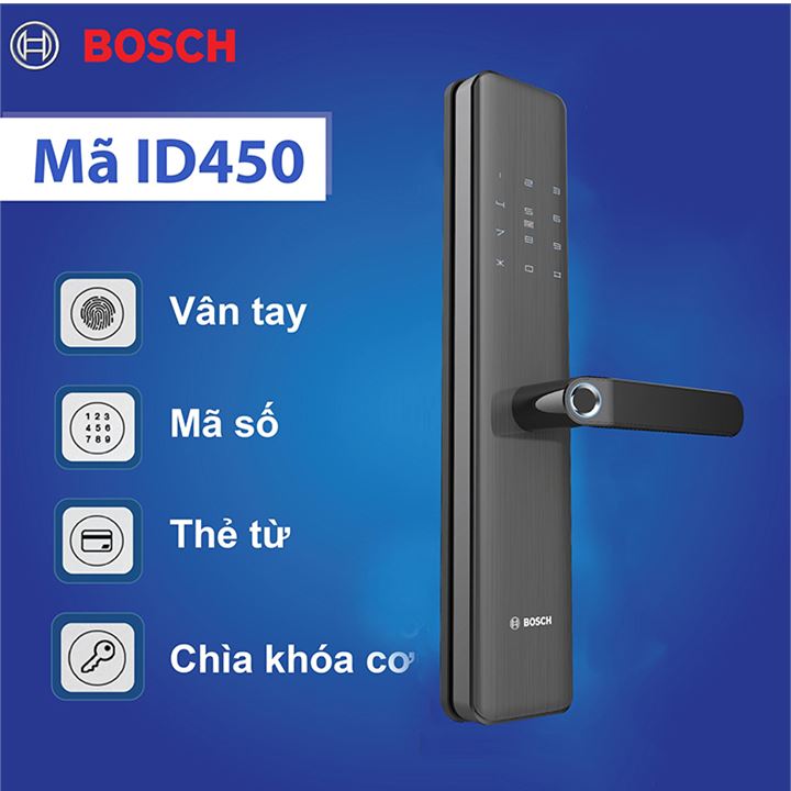 Dịch vụ lắp đặt khóa cửa điện tử Bosch ID450