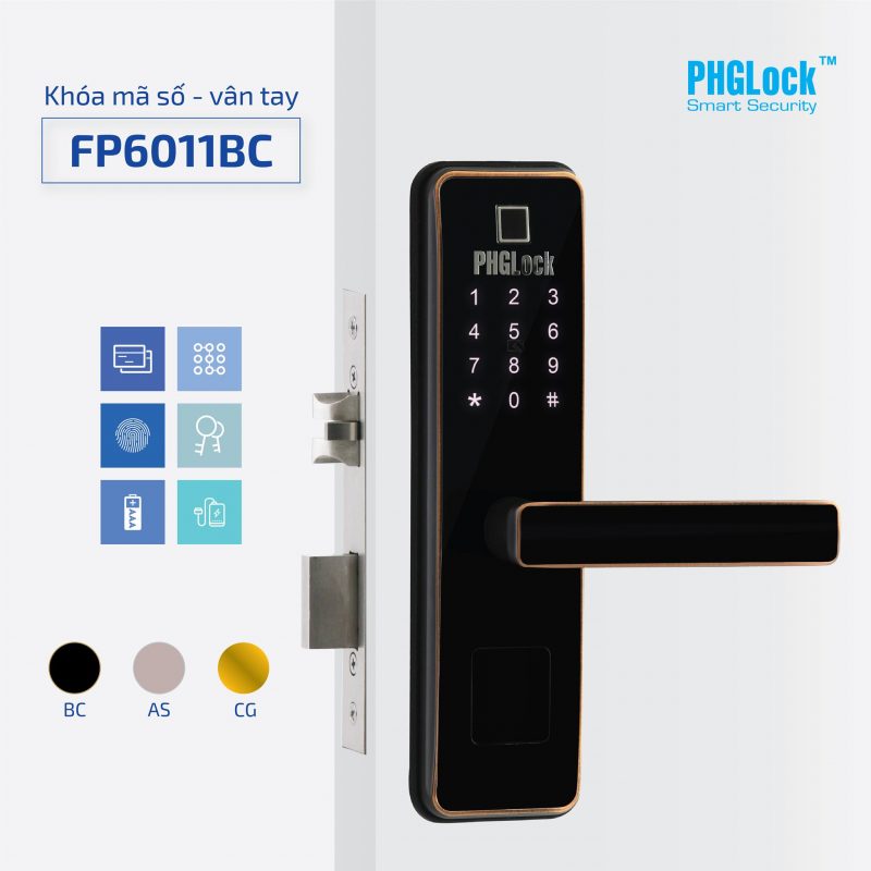 Khóa cửa điện tử PHGLock FP6011