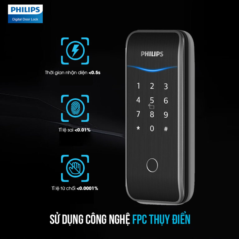 Lắp đặt khóa cửa Philips khu vực Hà Nội