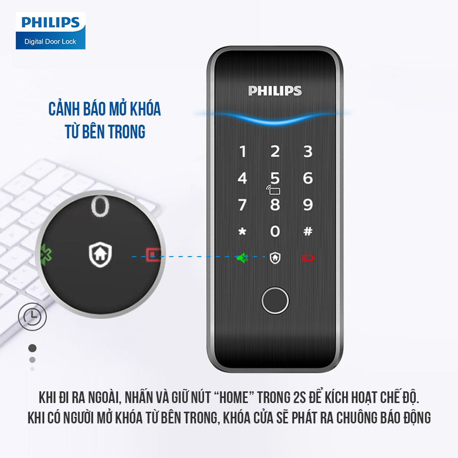 Lắp đặt khóa cửa Philips