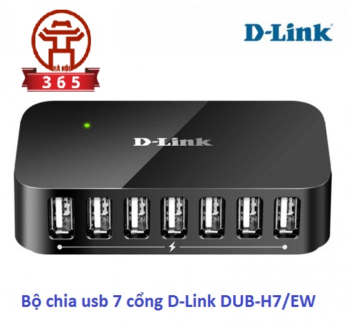Phân phối BỘ CHIA USB 7 CỔNG D-LINK DUB-H7/EW