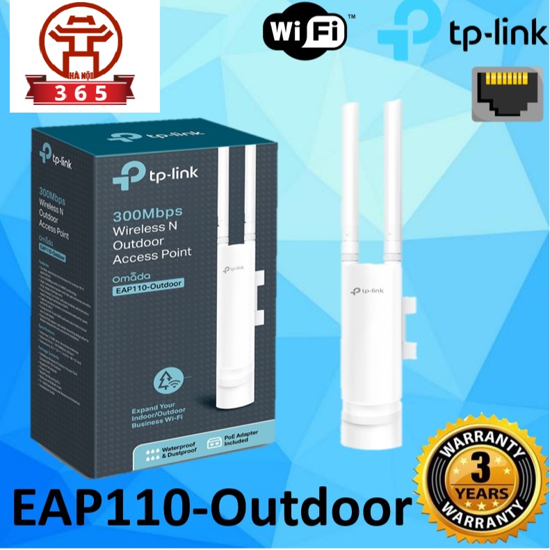 Phân phối ACCESS POINT WI-FI TP-LINK EAP110-OUTDOOR