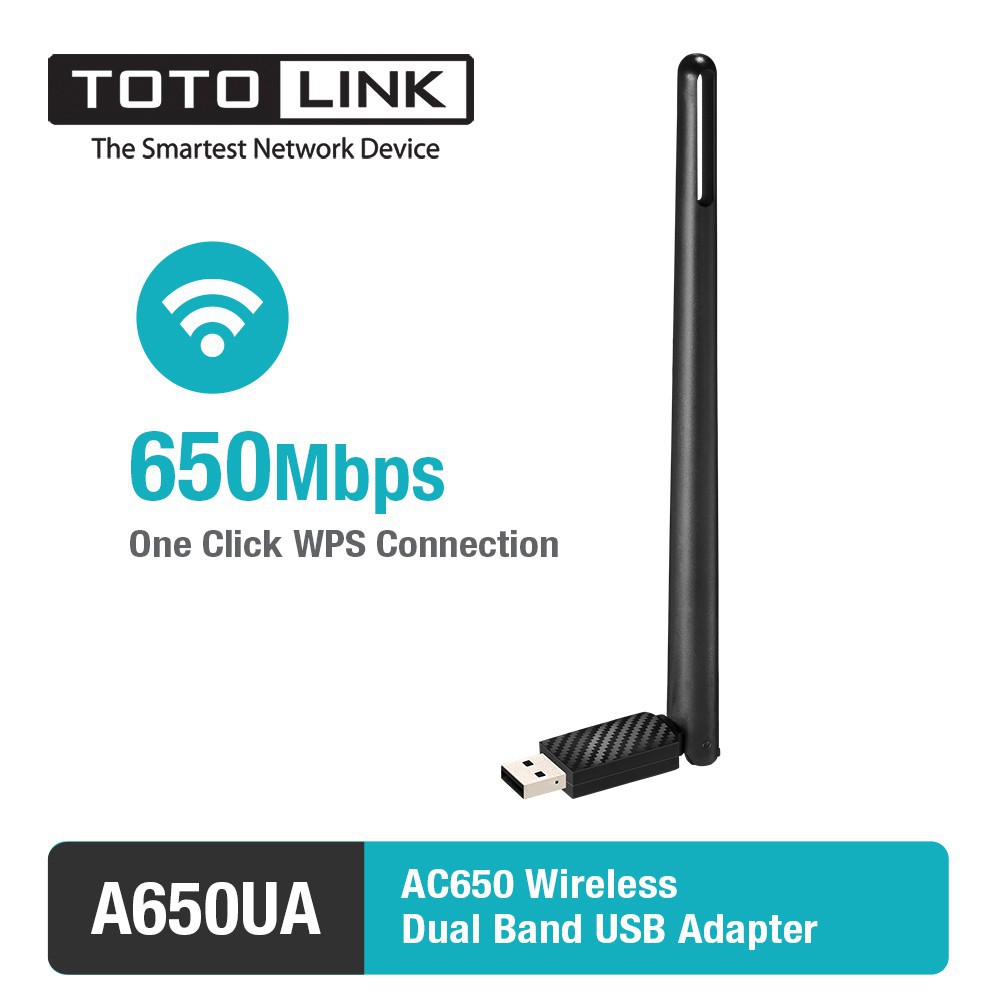 Đại lý phân phối Usb thu wifi TOTOLINK A650UA chính hãng