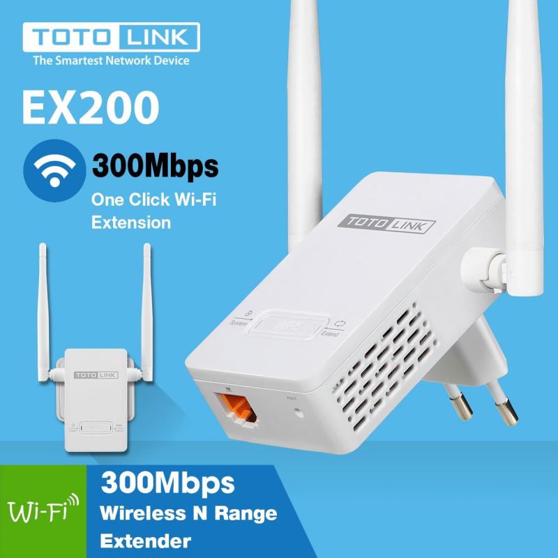Đại lý phân phối Bộ kích sóng wifi Totolink EX200 chính hãng