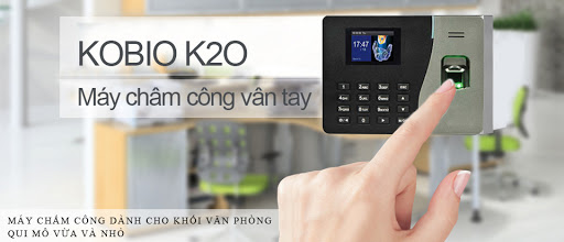 Phân phối Máy chấm công vân tay và thẻ Kobio K20 giá rẻ