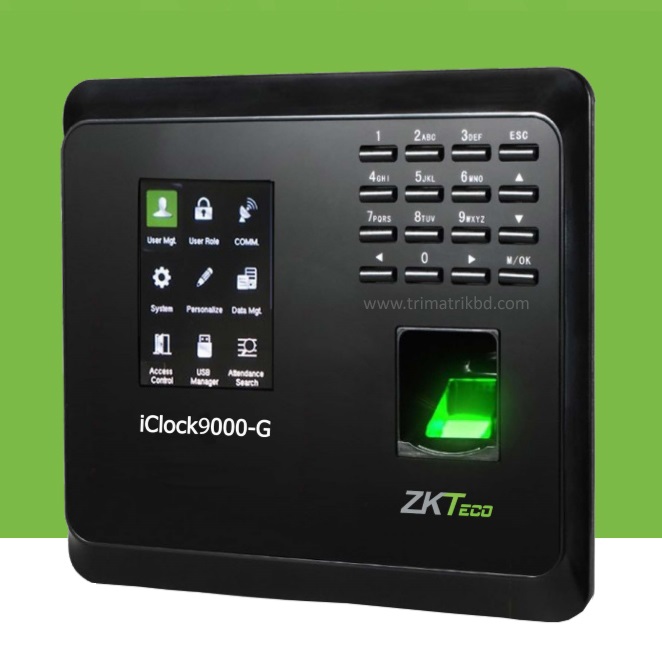 Phân phối Máy chấm công vân tay và thẻ Zkteco Iclock 9000-G toàn quốc