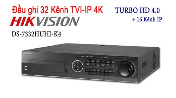 Đại lý phân phối  Đầu ghi hình HIKVISION DS-7332HUHI-K4 chính hãng
