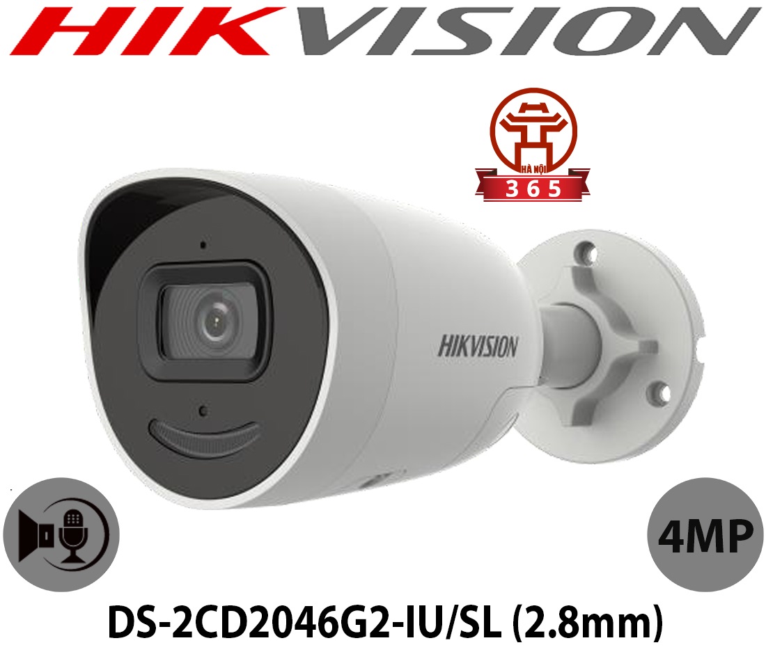 Nơi bán CAMERA IP 4.0MP HIKVISION DS-2CD2046G2-IU/SL giá rẻ