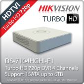 Mua Bộ 4 Camera 1.0Mp Hikvision (Trong Nhà Hoặc Ngoài Trời) chính hãng