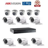 Mua Bộ 11 Camera 2.0Mp Hikvision (Trong Nhà Hoặc Ngoài Trời) uy tín giá rẻ
