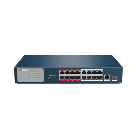 Đại lý phân phối Switch P0E 16 Port Hikvision DS-3E0318P-E/M(B) chính hãng