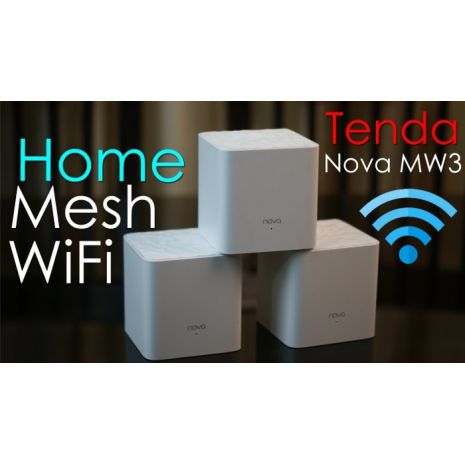 Phân phối Bộ phát wifi dạng lưới Mesh Tenda Nova MW3 chính hãng