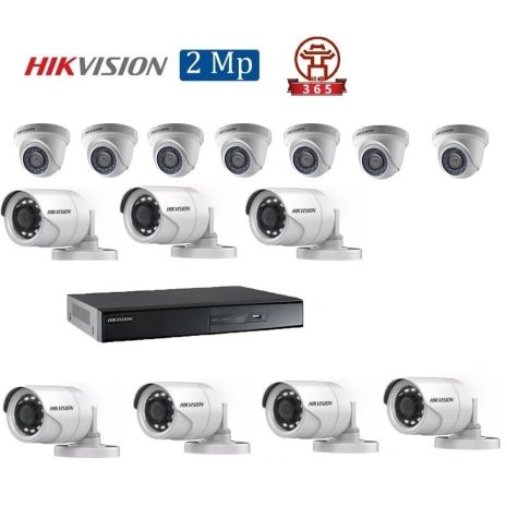 Mua Bộ 14 Camera 2.0Mp Hikvision (Trong Nhà Hoặc Ngoài Trời) uy tín giá rẻ