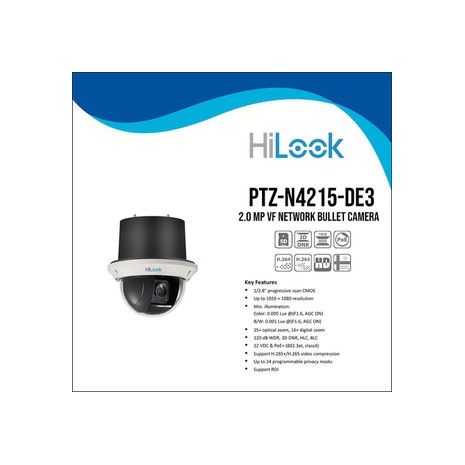 Camera IP Speed Dome Hilook PTZ-N4215-DE3 (non-IR PTZ)
