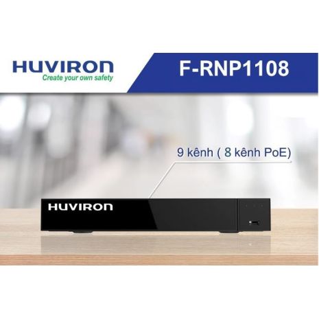 Đầu ghi hình HUVIRON F-RNP1108 9 kênh 8 PoE